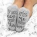 Bijouland - If You Can Read This Socks Bring Me Some Wine Lover Gift (Gray)