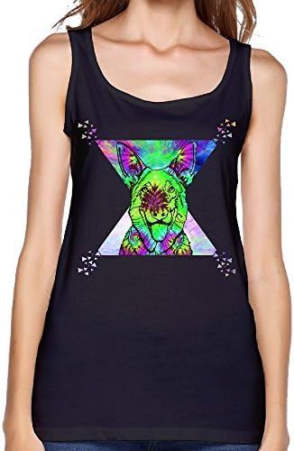 German Shepherd Pop Art Girls Scoop-Neck Tank Top Gym Tanks Sports Sleeveless Tops Shirt XXL