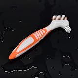 Chargenyang Denture Brush Dual Head 3 Pack Orange Green Purple view 5