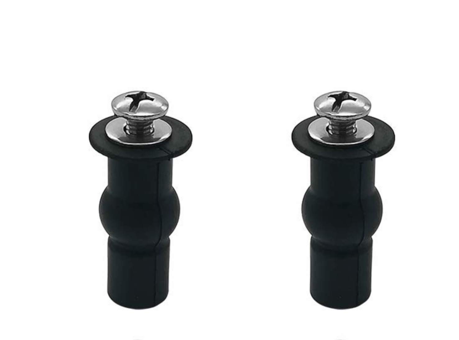 Pair of Universal Toilet Seat Expanding Rubber Bolts for Top Fix Fixing Seats