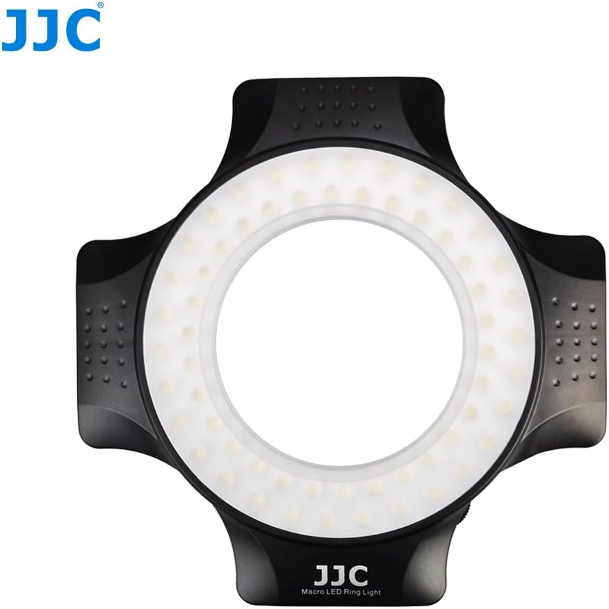 JJC 60 Piece Fully Dimmable Macro LED Light - For lenses with 49mm, 52mm, 55mm, 58mm, 62mm, 67mm thread