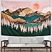 SUNSIST Mountain Tapestry Wall Hanging, Forest Tree Sunset Tapestry Nature Landscape Tapestry Home Decorations for Living Room Bedroom Dorm Decor (51.2