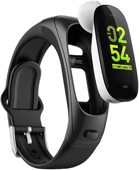 DSMART H3 Smartwatch 3in1 Smartband Sports Smart Watches with TWS Bluetooth Wireless Headsets+ All-Day Heart Rate Blood Pressure Sleep Health Monitor+ ...