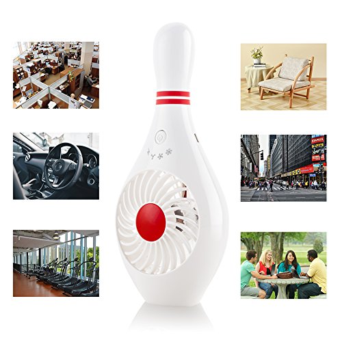 OBOSOE USB Fan, Rechargeable Personal Portable Mini USB Cooling Fan for Outdoor Travel Home - Thumbnail 6