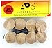 AMEPROSUPPLY Wood knobs for Cabinet Doors, Dresser Furniture Drawers, 1 1/2 inch Small Wooden Knob, Unfinished Craft, Folding Bifold Door Cabinets Drawer, Stain or Paint White (8)