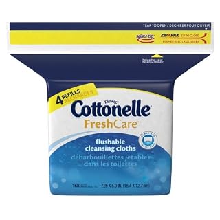 UPC 036000417777 product image for FreshCare Flushable Cleansing Cloths Refill, 168 sheets by: Cottonelle (B00PY02N | upcitemdb.com