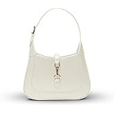 Shoulder Bag for Women - Small Shoulder Purses - Top Handle Structured Handbags - Adjustable Strap Vegan Leather