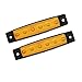 AUDEW 10 Pcs 3.8'' 6 LED Amber Side Marker Light Trailer Marker Lights Rear Side Marker Lights Indicator Lights for Truck Bus Boat Cab Rv Lorrieds Jeep Suv