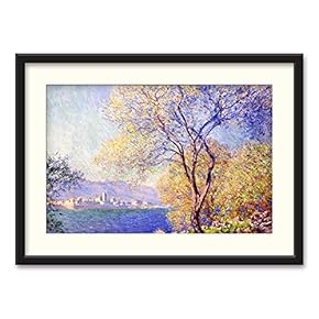 Black Framed Canvas Wall Art Famous Painting Home Artwork Decoration for Living Room, Bedroom - 23x31 inches