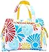 Ju-Ju-Be Be Prepared Messenger Diaper Bag with Insulated Bottle and 3 Zippered Pockets, Flower Power