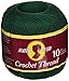 Coats Crochet D54-449 South Maid Crochet, Cotton Thread Size 10, Forest Green