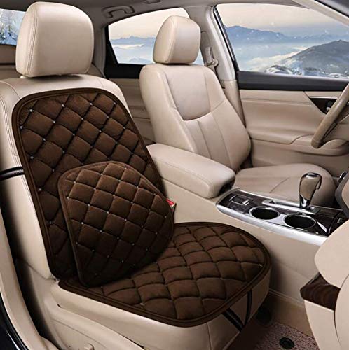 Hzlx Winter Car Seat Cushion Covers Mat Keep Warm Plush Soft Car