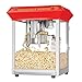 Great Northern Popcorn Red Roosevelt 8 Ounce Antique Popcorn Machine and Cart