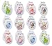 LUCKY LUCKY Baby Boys Girls Gloves,No Scratch Mittens 100% Cotton 6/12 Pair