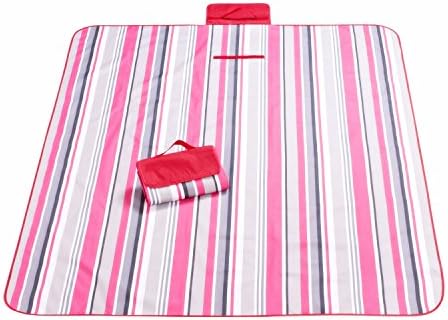 Senhui 79"x57" Waterproof Moisture Proof Outdoor Beach Picnic Camping Mat Foldable Baby Blanket Picnic Mat (Red)