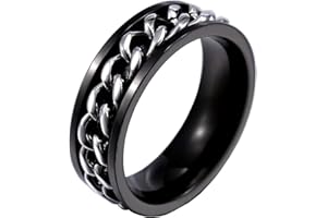 ZMY Home Link Chain Ring - Stainless Steel Jewelry