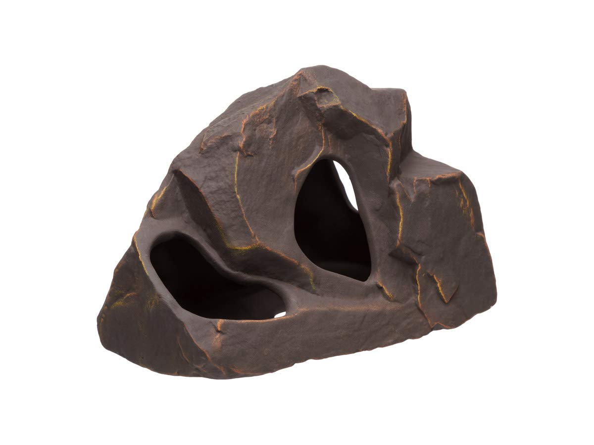 Plecoceramics Aquarium Ceramic Decorations Cave Betta Stone Decor - Aquarium Fish Tank Hideway Decor for breeding Cichlids Plecos Betta Toys Hideout (Grotto)