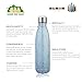 King Do Way Double Wall Vacuum Insulated Stainless Steel Sports Water Bottle, Blue, 17 Ounce