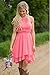 Meledy Women's Knee Length Country Bridesmaid Dress Western Wedding Guest Dress