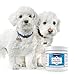 Petpost | Tear Stain Remover Supplement for Dogs - Eyebright & Lutein Powder for Eye Tear Stain Treatment and Immune Support - Maltese Fur Angels Approved - 200 Grams (7 Oz.) (Cheese Flavor)