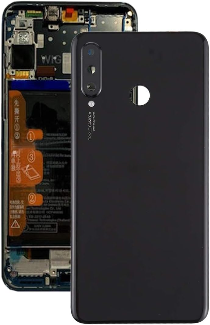 HUIFANGBU Battery Back Cover with Camera Lens for Huawei P30 Lite (24MP)(Black)(Twilight) (Color : Black)