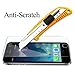 Premium Glass-M Privacy Tempered Glass Screen Protector HD 9H Ultra Shield Perfect Fit 9H Hardness 0.53mm for Apple Iphone 5S 5C 5 with Oleophobic Coating for Advanced Anti-oil/water and Fingerprint Resistance