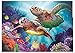 Diamond Painting Kits, Vivid Sea Handcraft Sea World Turtles Diamond Painting for Adults Full 5D Diamond Art Kits Turtle Art Craft for Home Wall Decor,Gift11.8x15.7inch