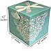 Gift Box 12x12x12 Cassandra Pop up in Seconds comes with Decorative Ribbon mounted on the lid A Gift Tag and Tissue Paper - No Glue or Tape Required