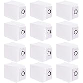 12 pack Vacuum bags Compatible with bobsweep Dustin &amp; Orb-i Self-Emptying Robot Vacuum, Vacuum bags replacement parts