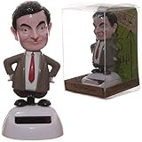 GIFT BRIT Solar Powered Pal, Fun Mr. Bean Animated Toy Car Decor Kids Girl Toys Gift for Office Car Ornament Decoration, Heig
