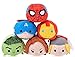 Disney Tsum Tsum Marvel Set of 6- Avengers Spiderman Mini 3.5