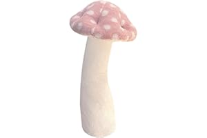 Hofun4U Mushroom Plush Pillow - 39 inch Mushroom Shaped Stuffed Long Pillow - Mushroom Stuffed Pillow - Christmas Birthday Sofa Home Decoration (Pink)