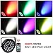 Black Lights, KOOT Strobe Lights UV Stage DJ Lighting 72W 36 LEDs Up Wash Disco Party Supplies by DMX and Remote Control for Karaoke Club Bar Wedding Show