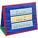 Really Good Stuff Desktop Pocket Charts and Stand, Includes Two Pocket Charts that Adhere to Foldable Stand – Pockets in Stand Hold Flash Cards and More – Easy to Store, Transport, 18” by 10⅜” by 14”