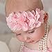 Fullkang 5pc Babys Girls Elastic Headband Chiffon Flower Photography Headbands