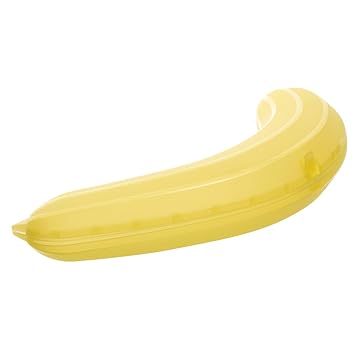 Siehe Beschreibung Bananenbox gelb lebensmittelecht BPA-frei 24,5 cm x 12 5 - Obstbox Bananendose Lunchbox Aufbewahrung Gemüs