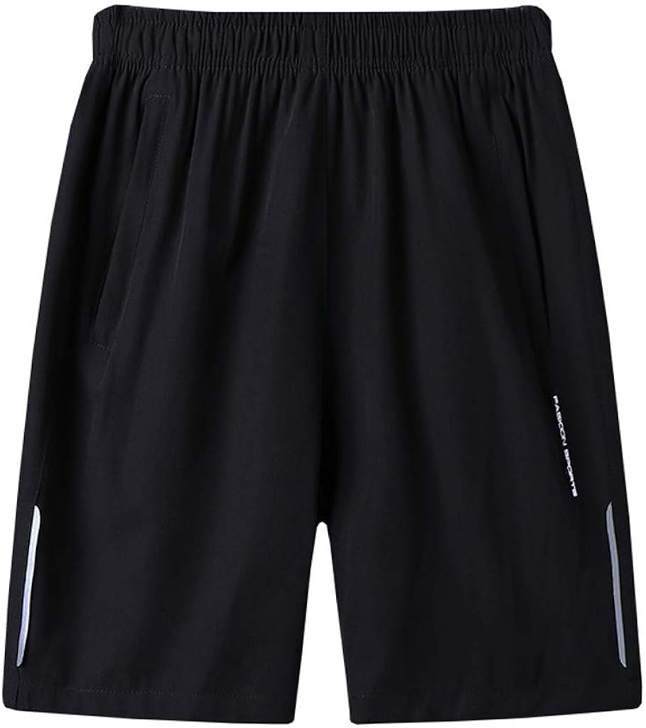 DIOMOR Fashion Classic Plus Size Outdoor Athletic Shorts for Men Casual Sport WorkoutTrunks Knee Length Fitness Pants at  Men’s Clothing store