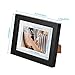 Ideolco 2 Pack Picture Frame 5x7 Black Photo Frame Picture - Made of Solid Wood and Acrylic HD plexiglass to Display Pictures 4x6 with Mat or 5x7 Without Mat for Set Wall and Desktop Display