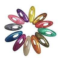 Ababalaya Multi-Colored Hijab Pins (Set of 12) (Multicolored)