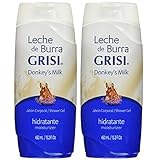 Leche De Burra Grisi Donkey's Milk Shower Gel Hidratante 15.2fl, Oz (Pack of 2)