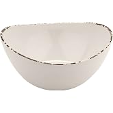 G.E.T. B-115-TC Large Melamine Serving Bowl, 4 Quart, Tuscan | Dishwasher safe, Shatterproof, Lightweight, Restaurant service, Great for Salads, Sides, Pasta and Shared Dishes