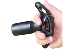 GADERTH Canoe T Paddle Handle, T-Curved Ergo Handle, Lightweight PP SUP Paddle Replacement Handle, Canoe Paddle T Handle for 28mm Kayak Boat Surfboard Shaft, Convert Your Kayak Paddle into a Single Oar