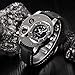 Charberry Mens Watch Fashion Thin Silica Gel Students Sports Quartz Watch