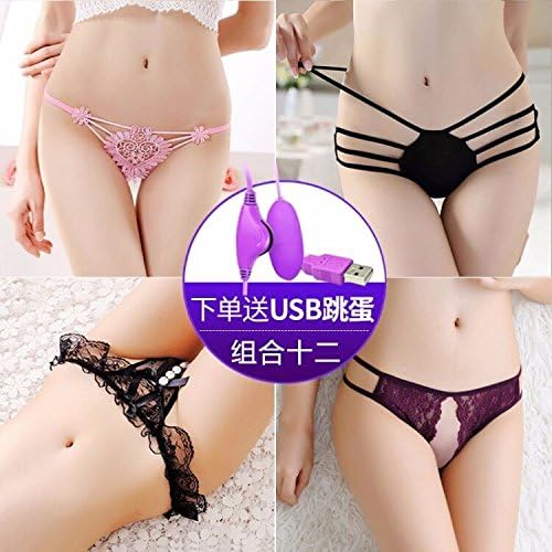 LOVEN Women Knickers Lace Massage Thon G String Underwear Ladies Underwear Women Feelt Pants And Fun T Pants The Color/