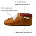 Sayoyo Baby Cloud Soft Sole Leather Infant Toddler Prewalker Shoes,Brown,3-6 Months / 4.5-5 M US Toddler