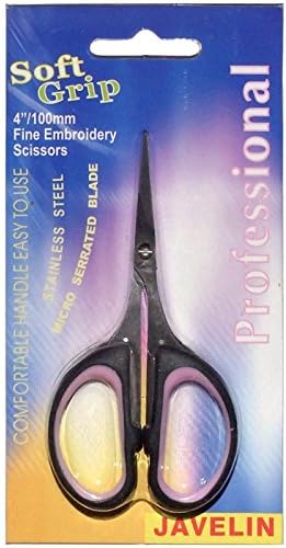 Soft Grip 4 inch Fine Embroidery Scissors