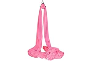 ZHFEISY 9.2ft Aerial Silk Aerial Yoga Swing Set Aerial Hammock with Hardware Aerial Yoga Hammock for Acrobatic Dance Air Yoga Fitness