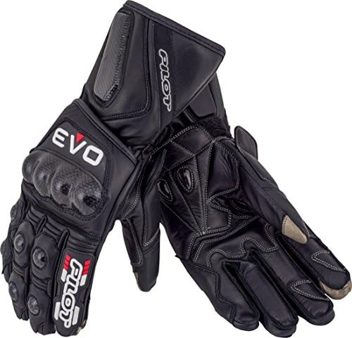 Pilot Motosport EVO Full Length Leather Motorcycle Racing Glove