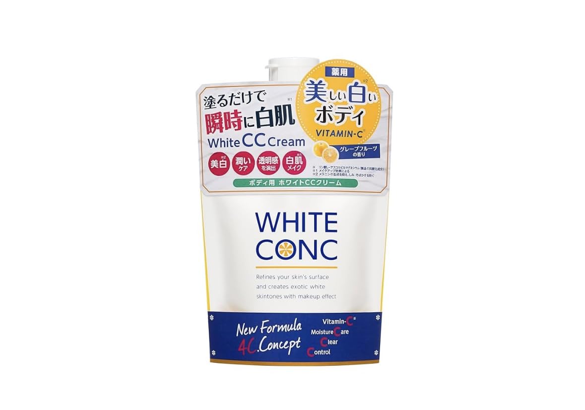 ホワイト コンク CCクリーム WHITE CONC 全身用 顔用 美白 グレープフルーツの香り商品画像