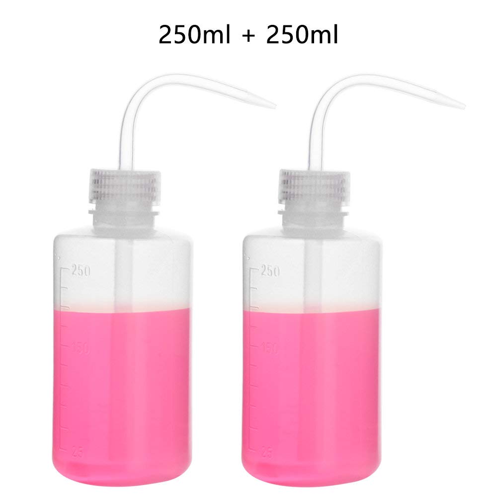stonylab Wash Bottle, 2 Packs Plastic Squeeze Wash Bottle, LDPE with Narrow Mouth (250 ml, 2 Packs), 250 ml (Pack of 2) - Image 3